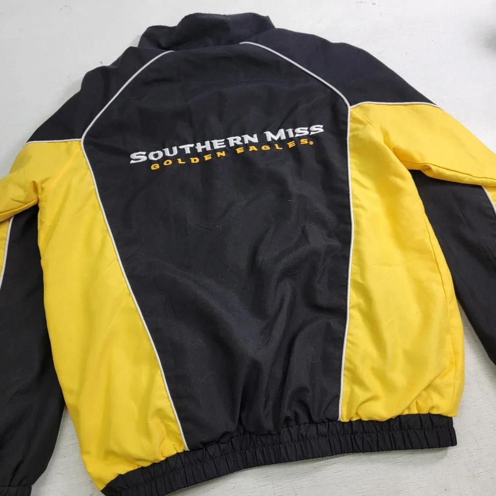 Southern Miss Golden Eagles NCAA 58 Sports 1/4 Side Zip Windbreaker Men's Sz‎ S
